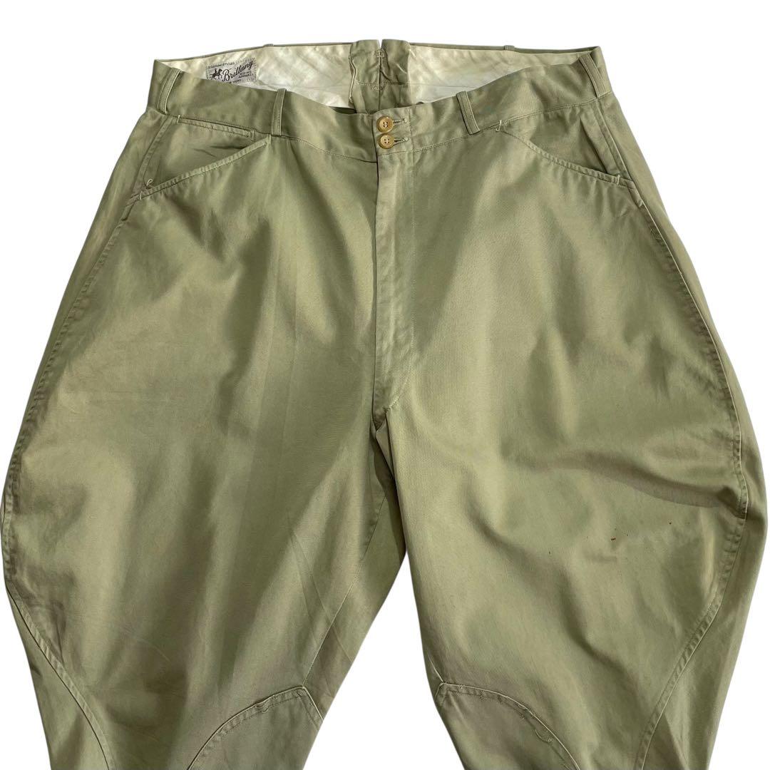 50s 60s USA製 チノ ジョッパーズパンツ ベージュ カーキ