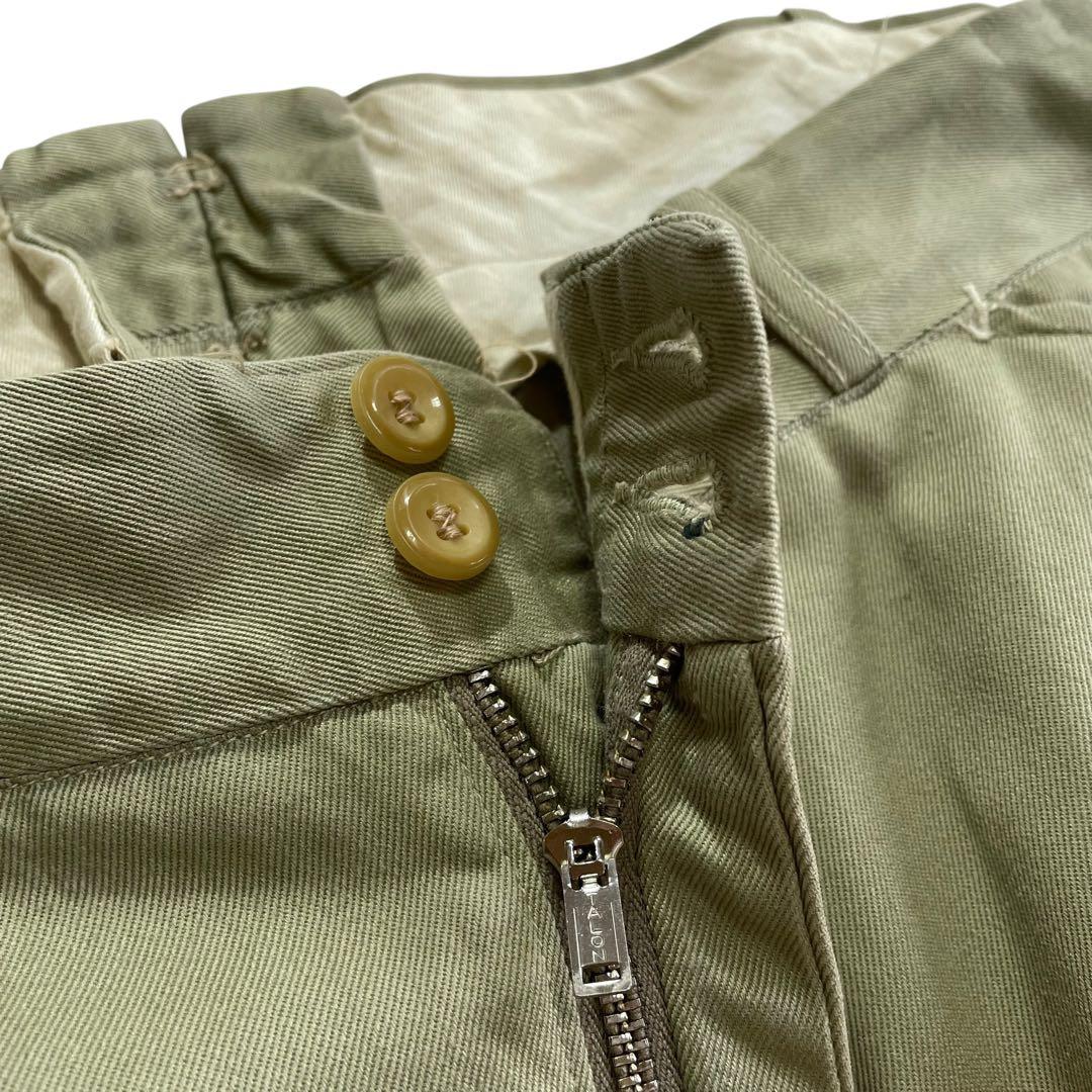 50s 60s USA製 チノ ジョッパーズパンツ ベージュ カーキ