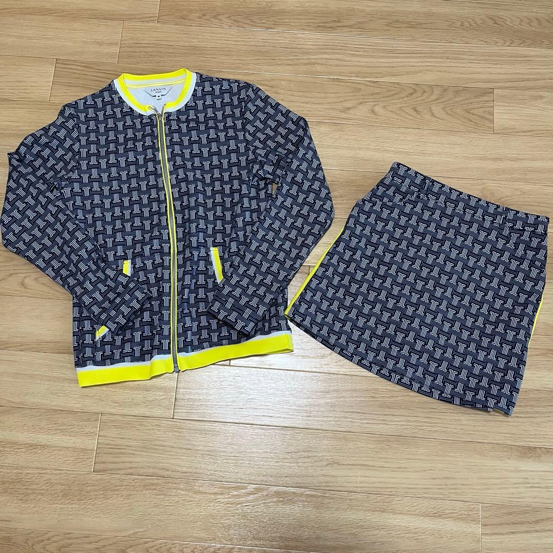 LANVIN SPORT♡ゴルフ♡ジャケット＆スカートセット 38＆XS