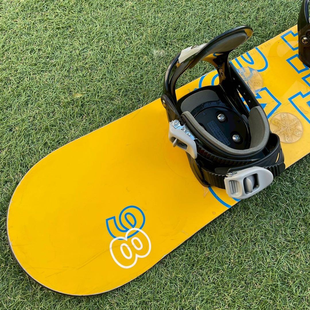 スノーボード 子ども ジュニア 2点セット 板 ビンディング 98 BE!POP