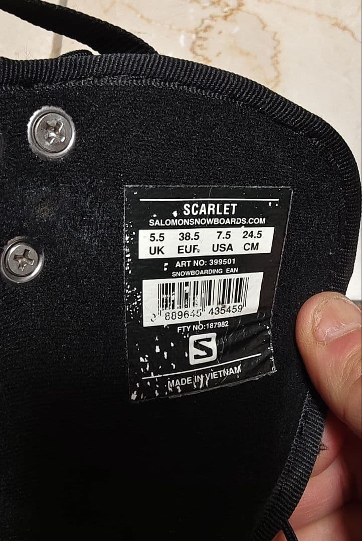 m*3様 SALOMON SCARLET スノーボードブーツ 24.5