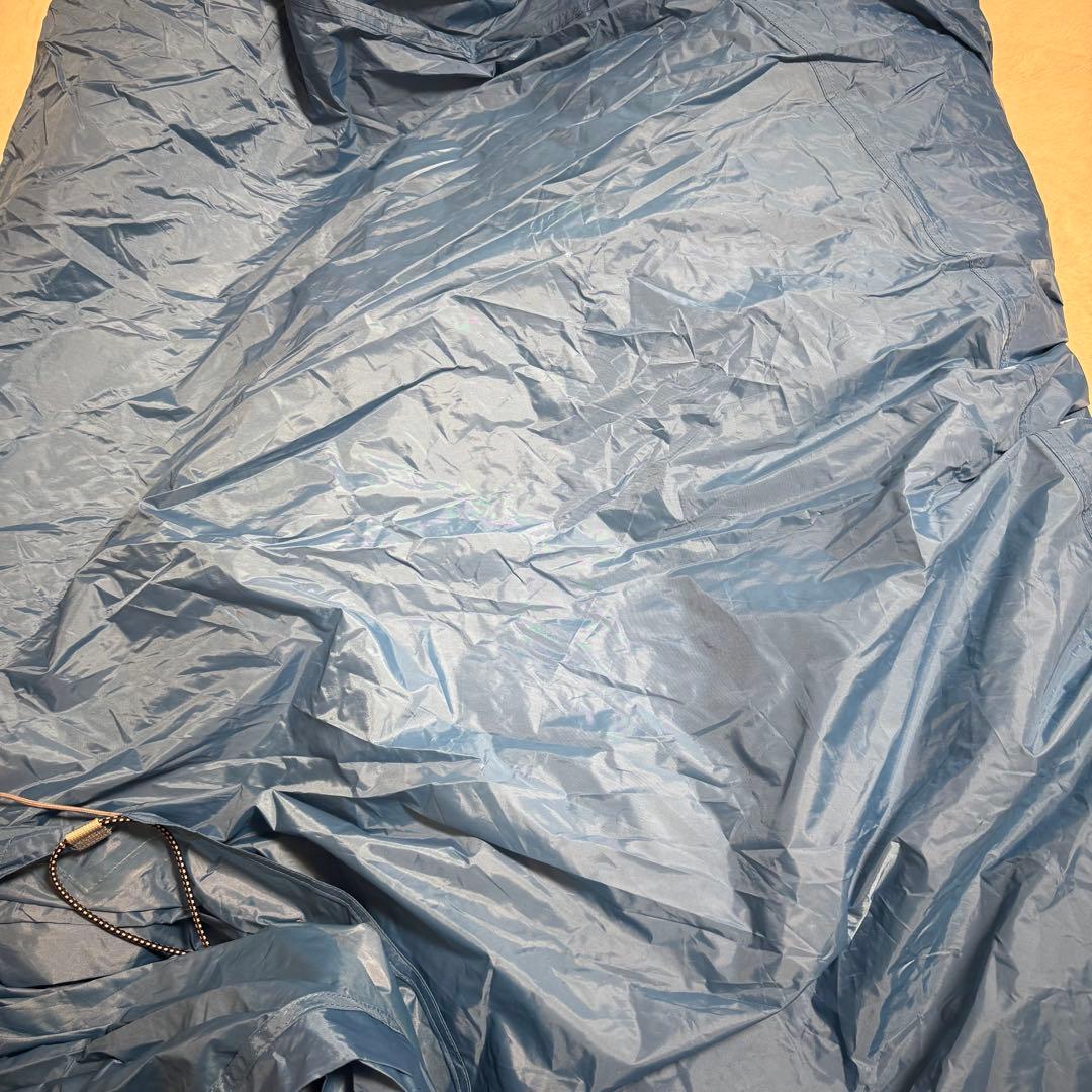 美品モンベル　クロノスキャビン 3 ブルー　グラウンドシート付