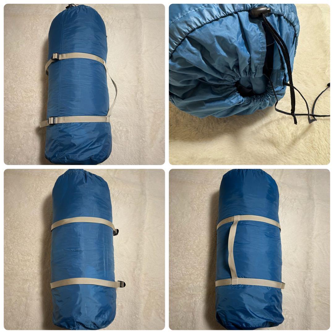 美品モンベル　クロノスキャビン 3 ブルー　グラウンドシート付