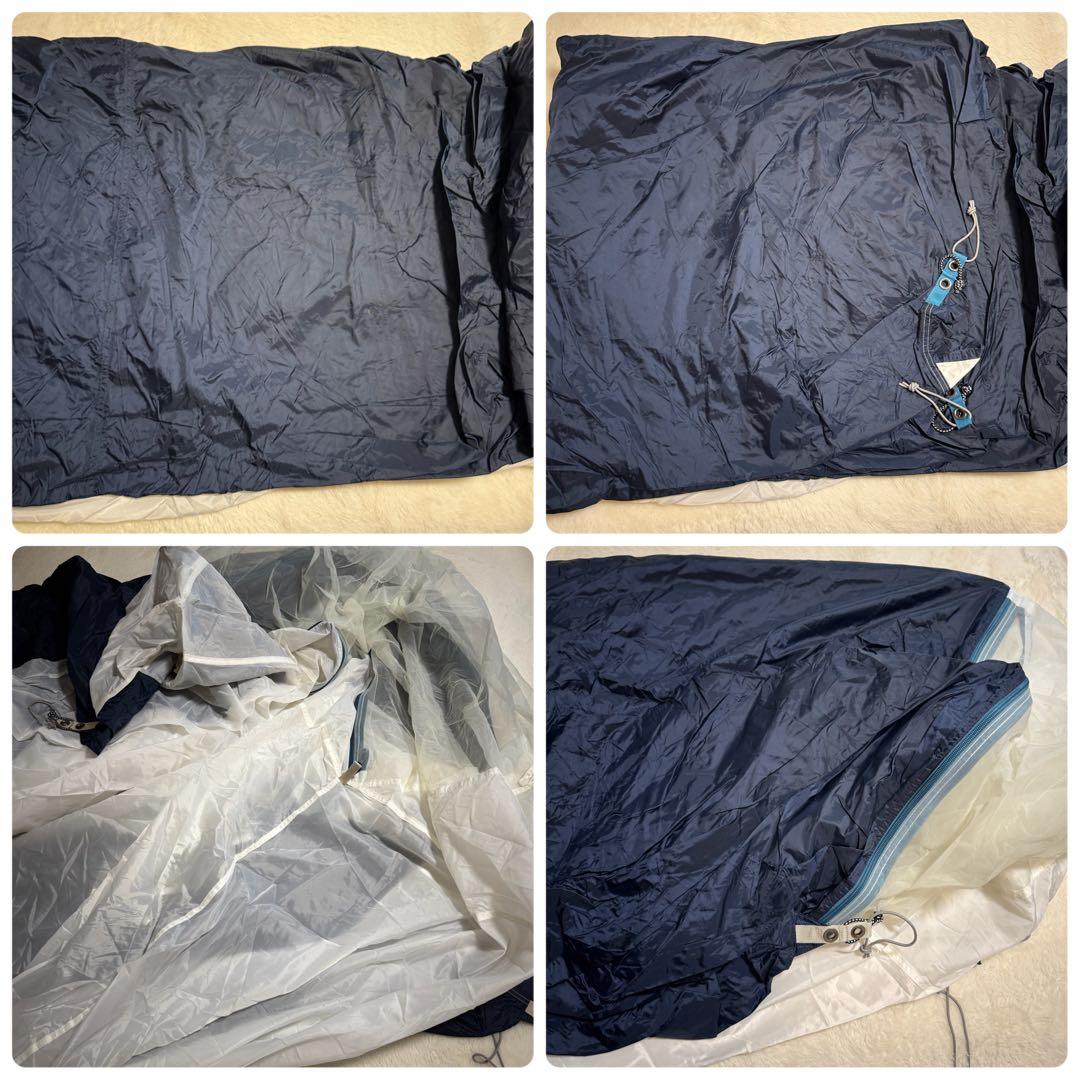 美品モンベル　クロノスキャビン 3 ブルー　グラウンドシート付