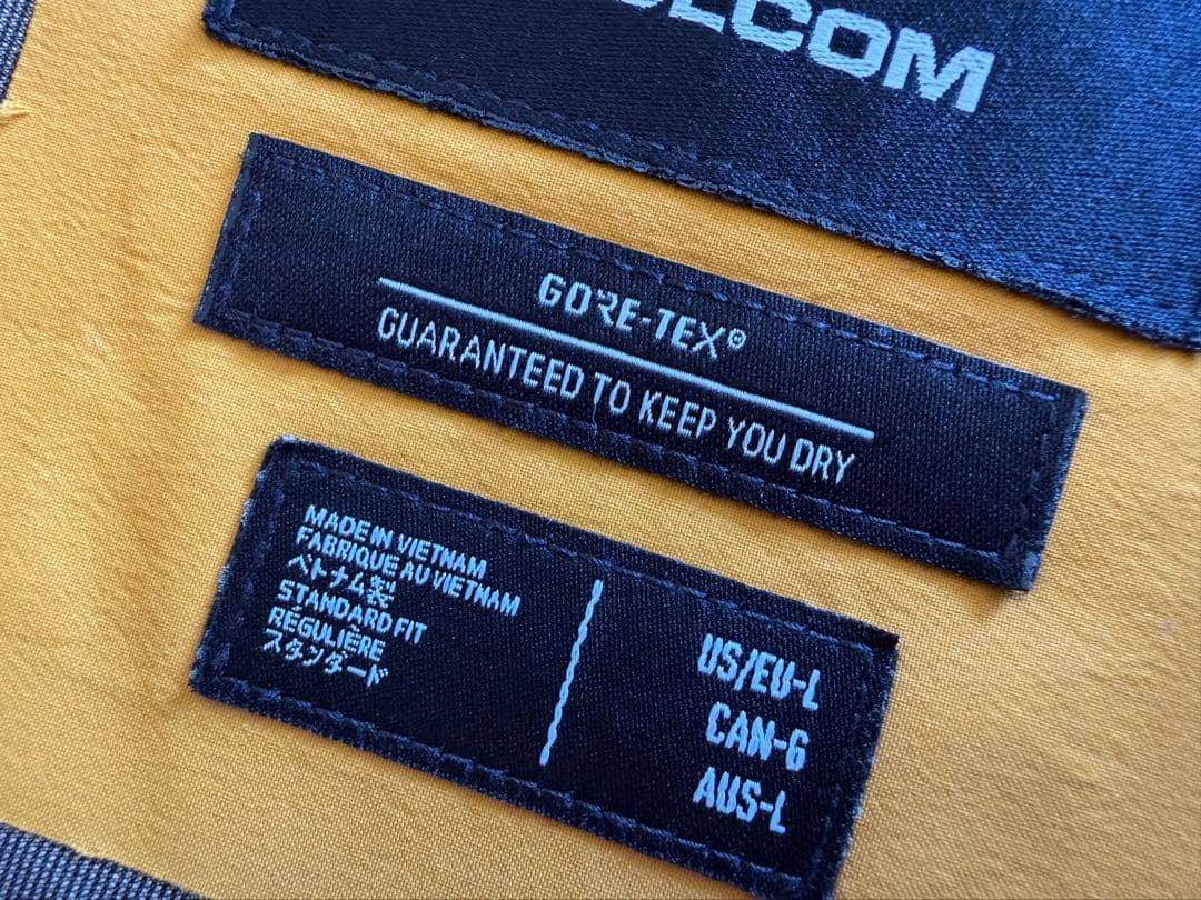ボルコム　ゴアテックス　ガイドジャケット　ビブパンツ　L volcom