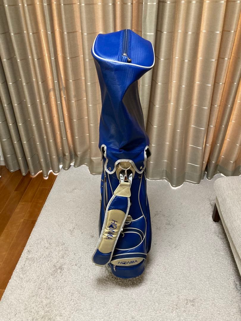 ホンマ 本間キャディバッグ 中古 青 9型