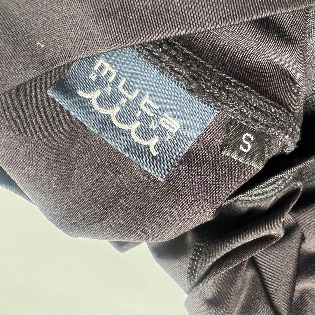 muta MARINE ムータマリン　モックネック　長袖シャツ　メンズ　ロゴ　S