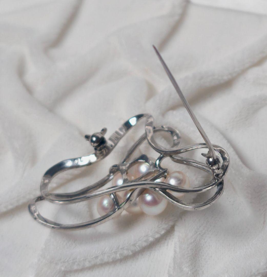 【美品 最高級!!】ミキモト ブローチ パール フォーマル 7珠 皇室御用達