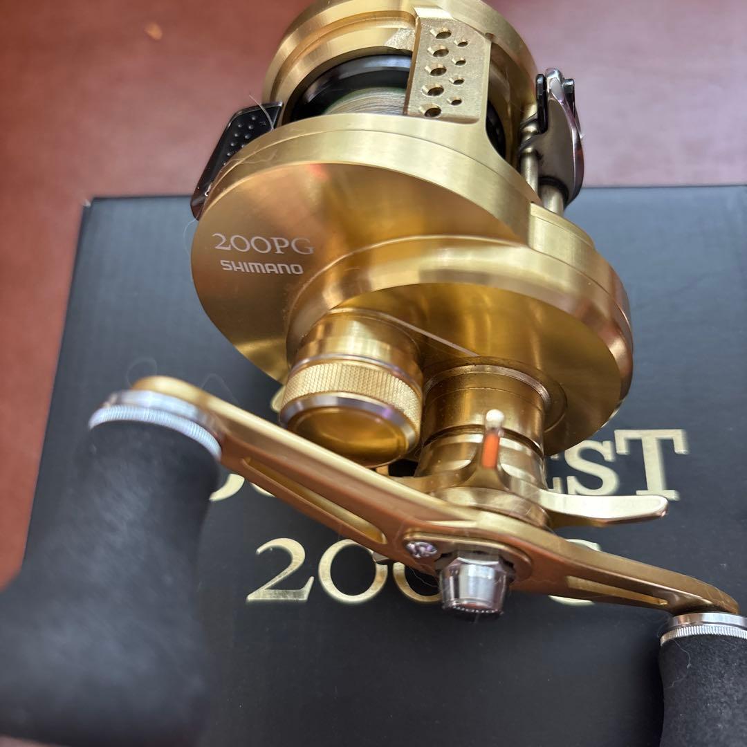 SHIMANO オシアコンクエスト200PG ベイトリール ゴールド
