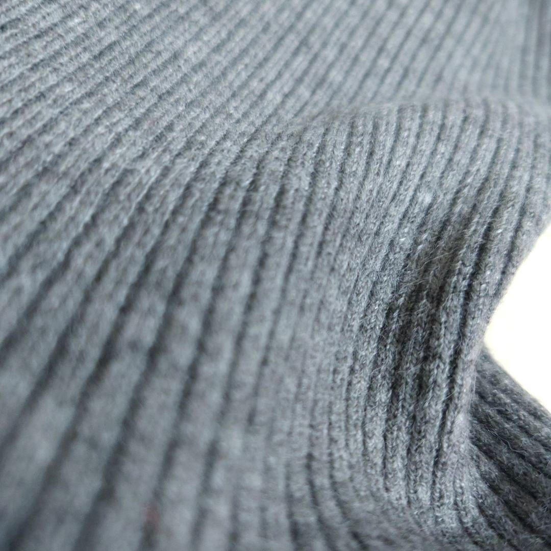 最終ケイトスペード140　長袖ニットドッキングスノーチュールワンピース　グレー