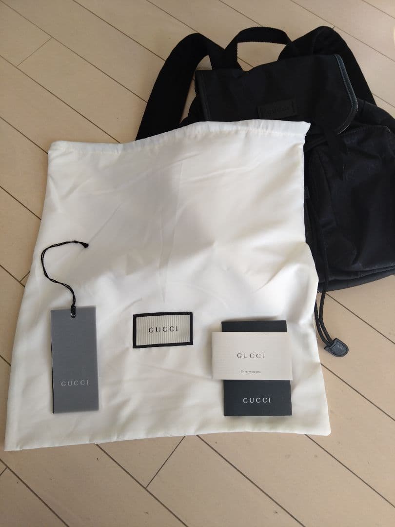 新品未使用⭐️GUCCI ブラック GGパターン リュック バックパック