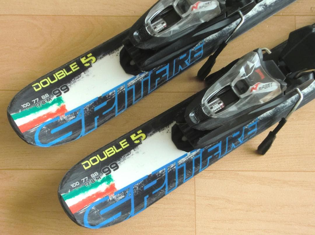 ■送料無料■ノルディカ■DOUBLE 5■ショートスキー■99cm■調整ビン■■