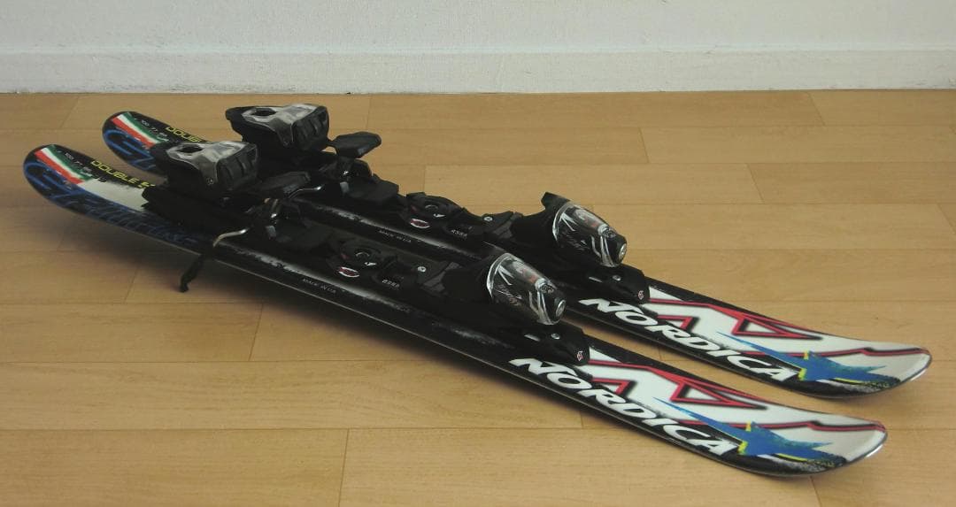■送料無料■ノルディカ■DOUBLE 5■ショートスキー■99cm■調整ビン■■