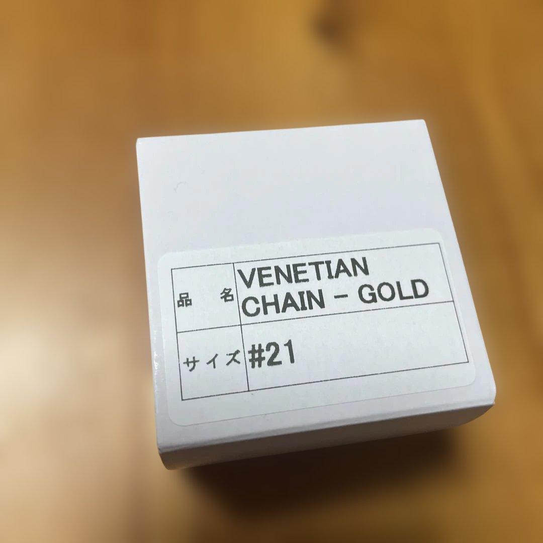 21号pointlessjourney VENETIAN CHAIN GOLD - メルカリ