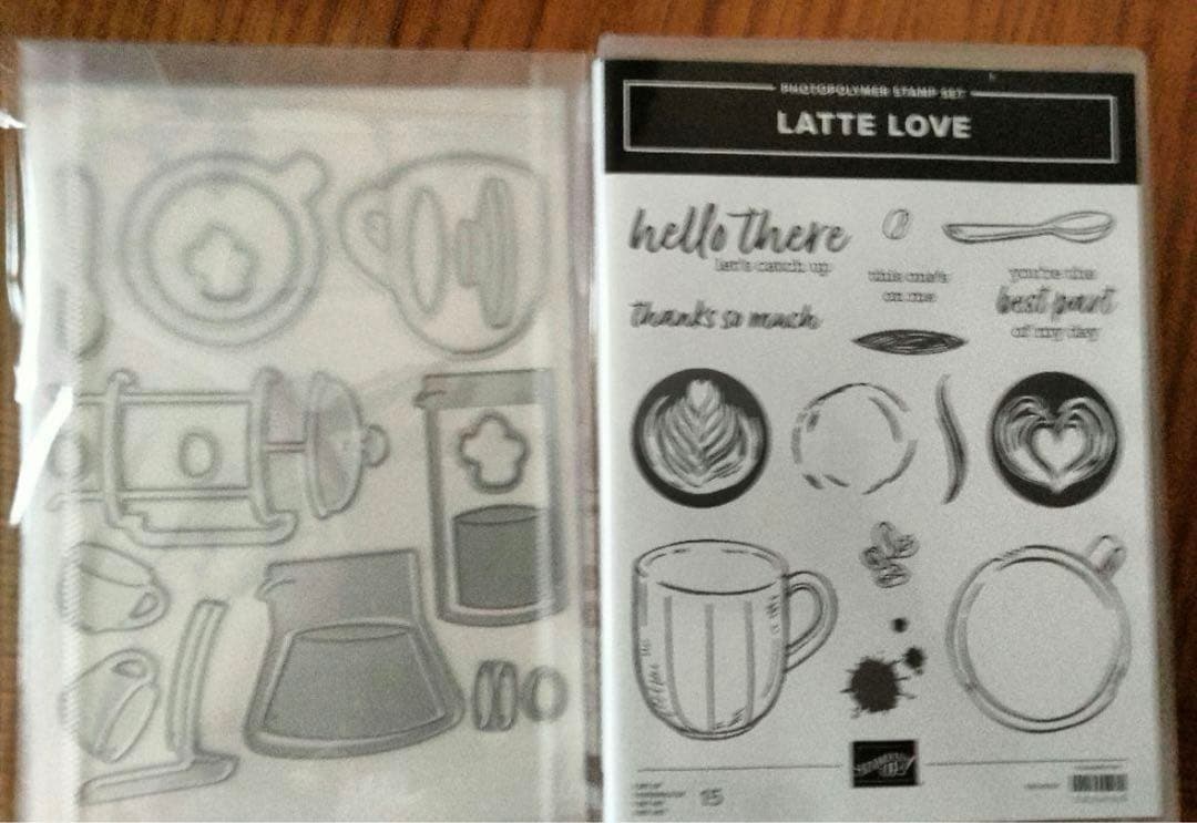 最後一点♡未使用　大人気のラテアートスタンプ＆ダイ　スタンピンアップ