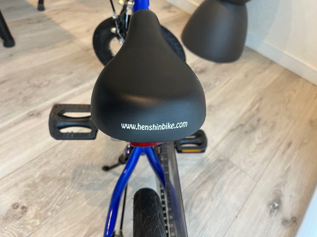 Henshin 幼児用自転車 青 クリスマスプレゼントに✨