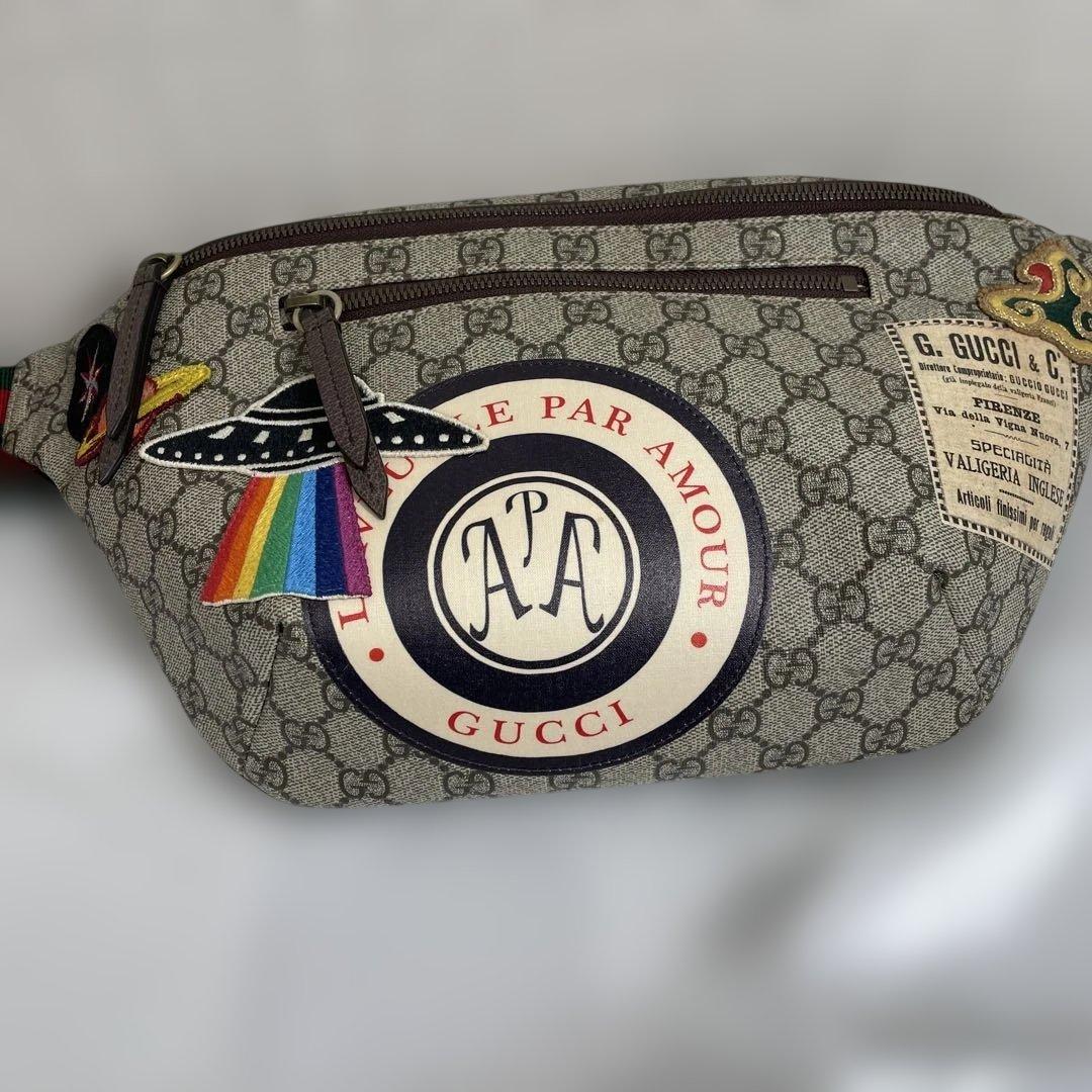 GUCCIクーリエシェリーライン G Gウエストバック【新品】