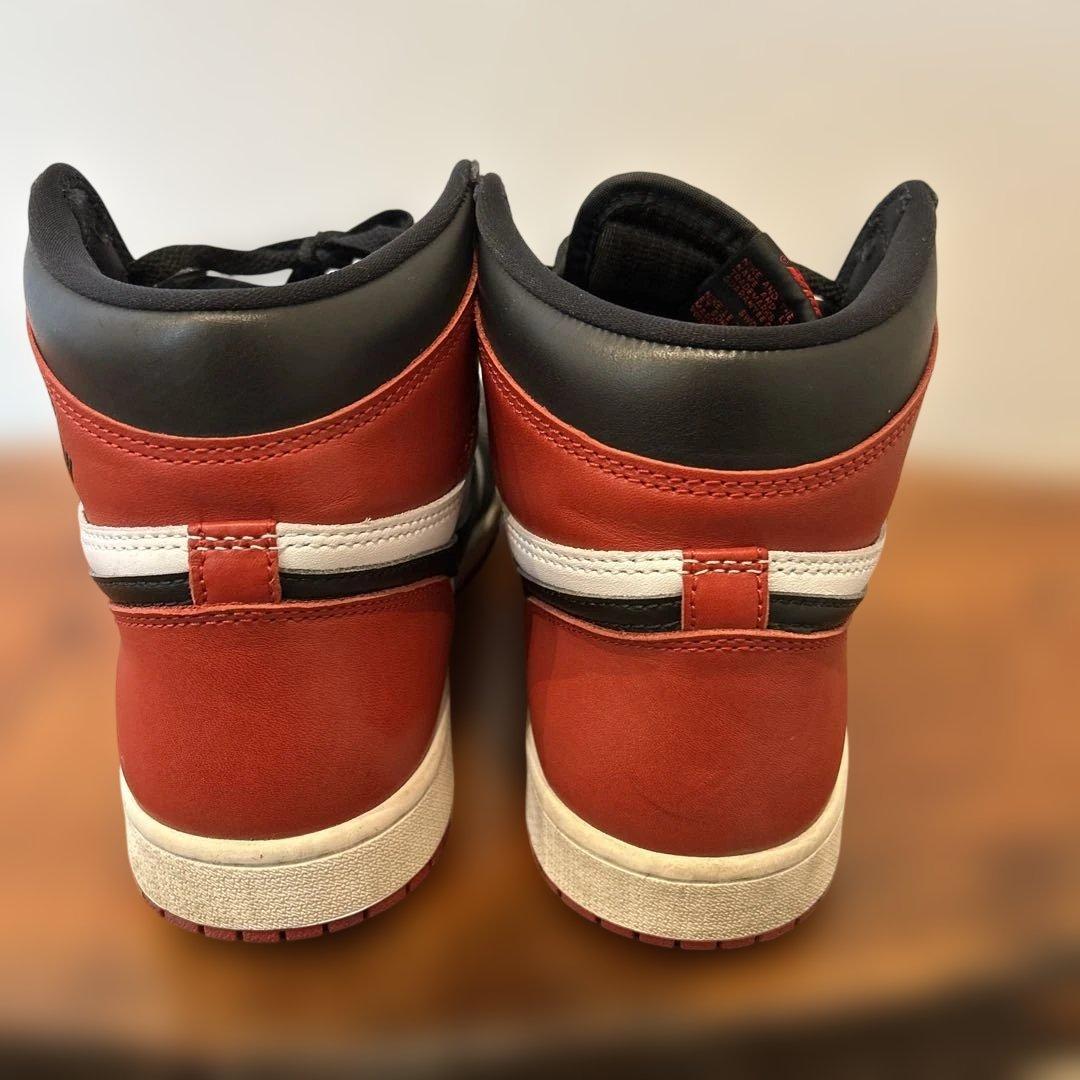 エアジョーダン1 ハイカットシューズ ホワイト/ブラック/レッド