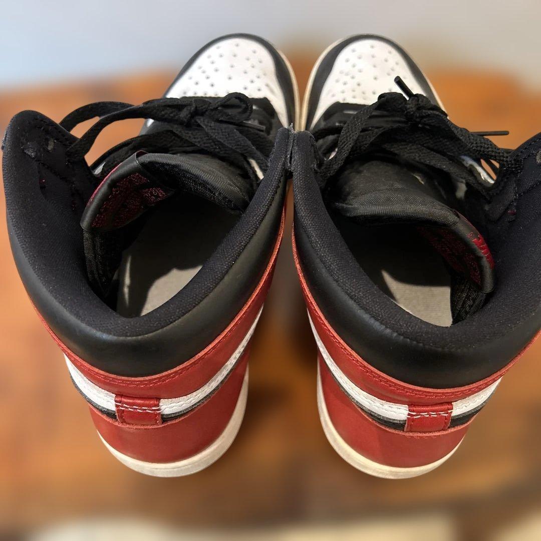 エアジョーダン1 ハイカットシューズ ホワイト/ブラック/レッド