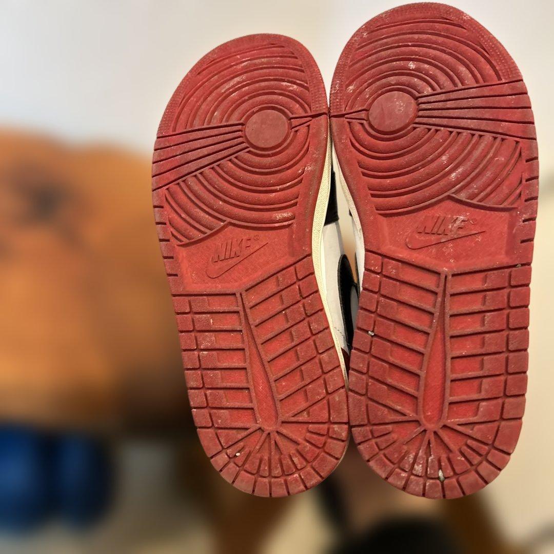 エアジョーダン1 ハイカットシューズ ホワイト/ブラック/レッド