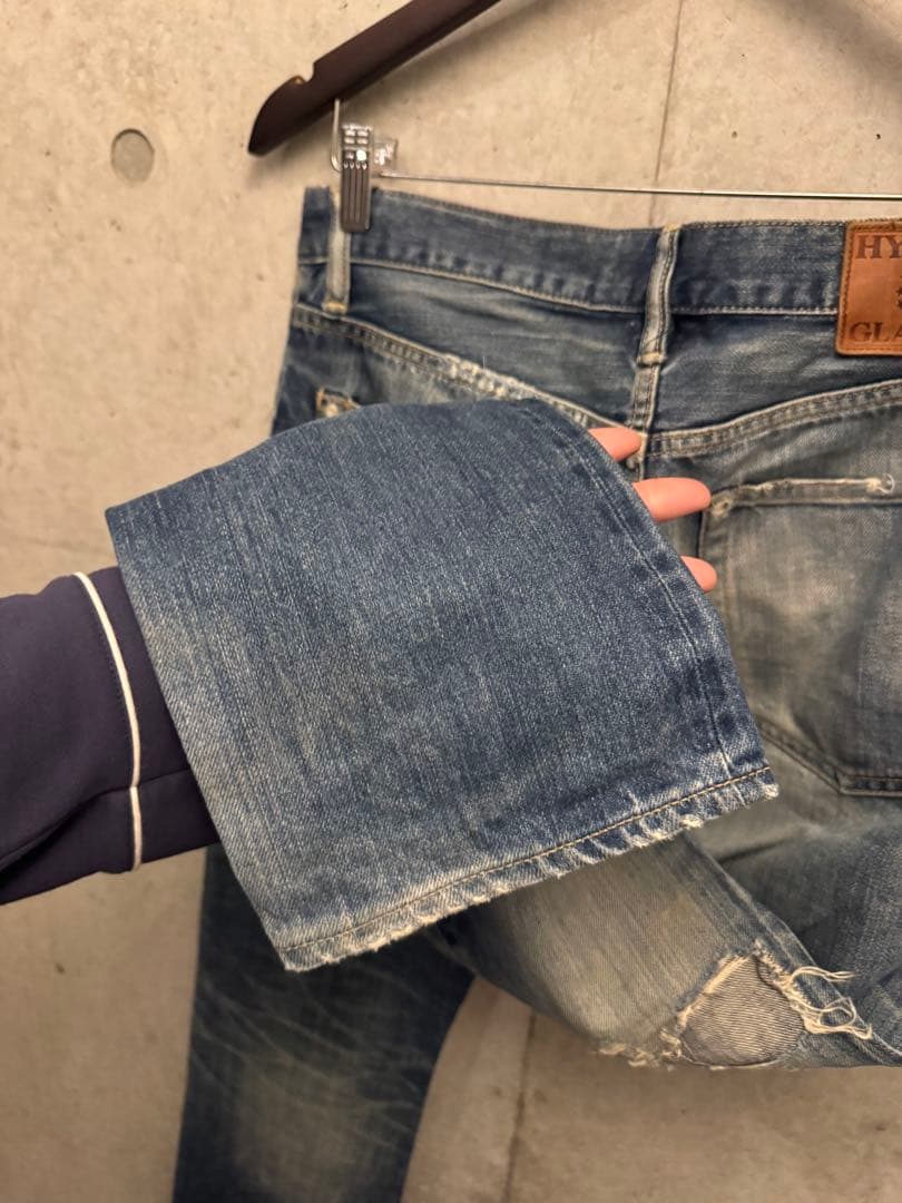 レア世代 HYSTERIC GLAMOUR！ダメージ加工 ストレートデニム　29