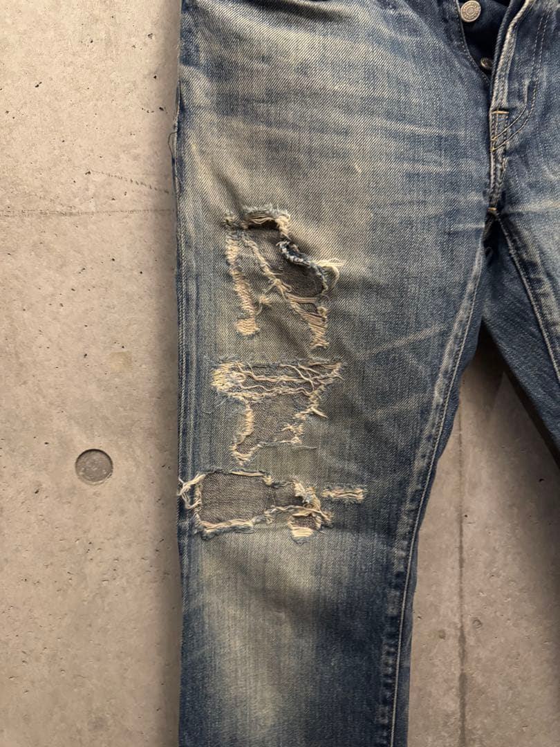 レア世代 HYSTERIC GLAMOUR！ダメージ加工 ストレートデニム　29