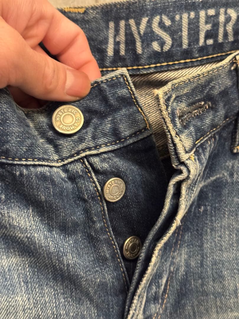 レア世代 HYSTERIC GLAMOUR！ダメージ加工 ストレートデニム　29