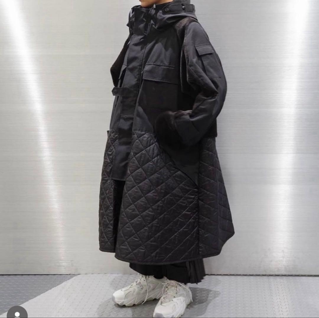 専用！ジュンヤワタナベ　モッズコート　キルティングコート　ドッキングコート