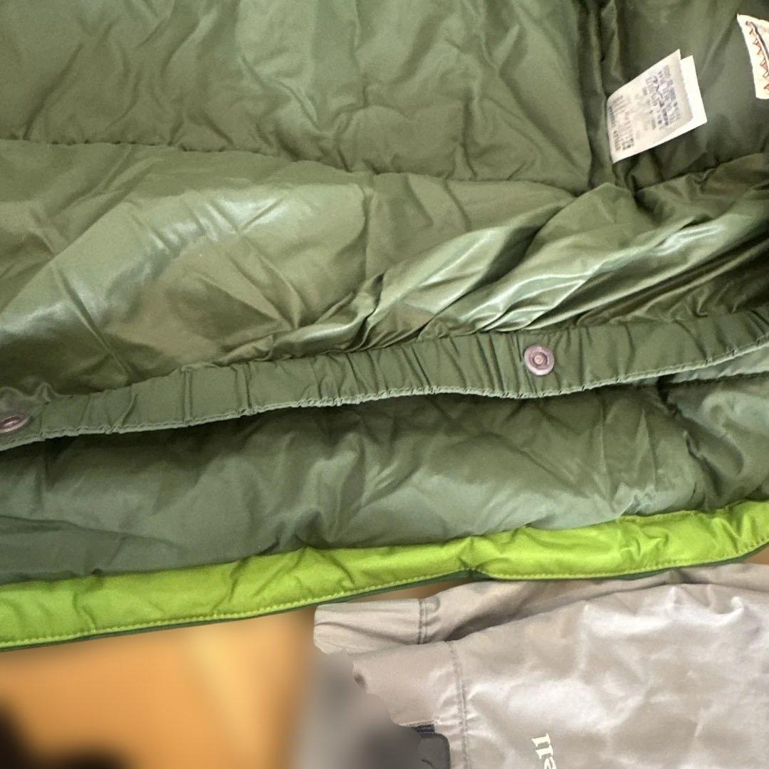美品　モンベル　スキーウェア　150 グリーン
