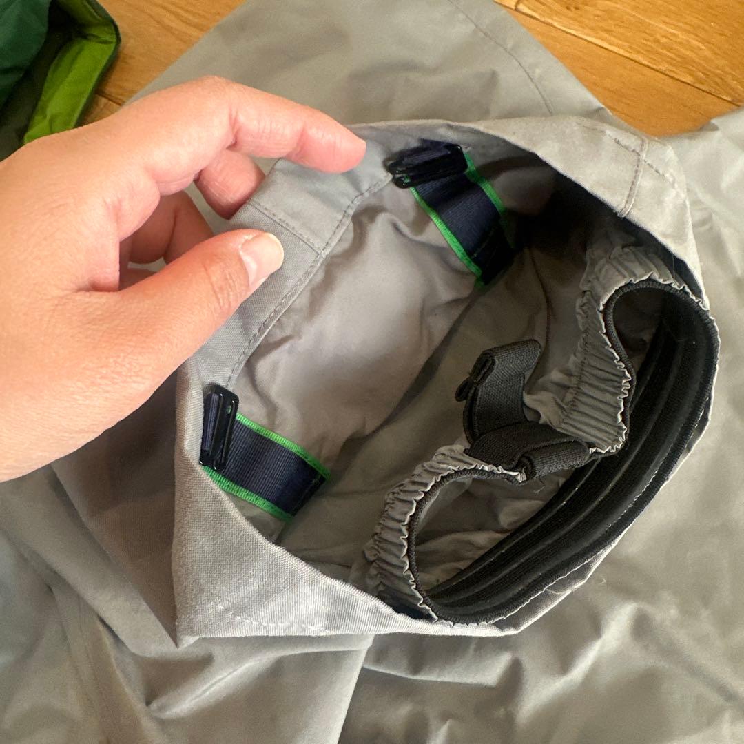 美品　モンベル　スキーウェア　150 グリーン