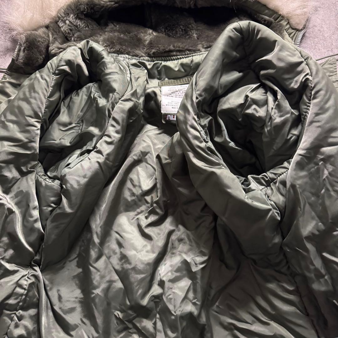 たつさん確認用ページ80s alpha フライトジャケットn-3bM旧タグ3本線