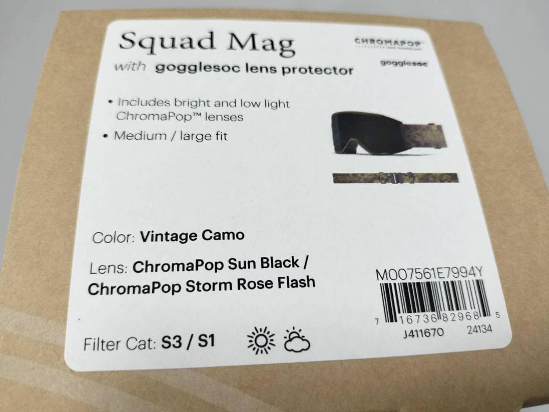 新品　SMITH スミス　スカッドマグ　スノーゴーグル　スノーボード
