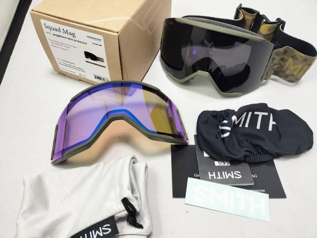 新品　SMITH スミス　スカッドマグ　スノーゴーグル　スノーボード