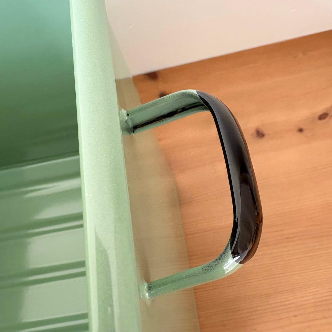 ブレッド缶 ホーロー レトロ アメリカンカントリー キッチン 収納 グリーン