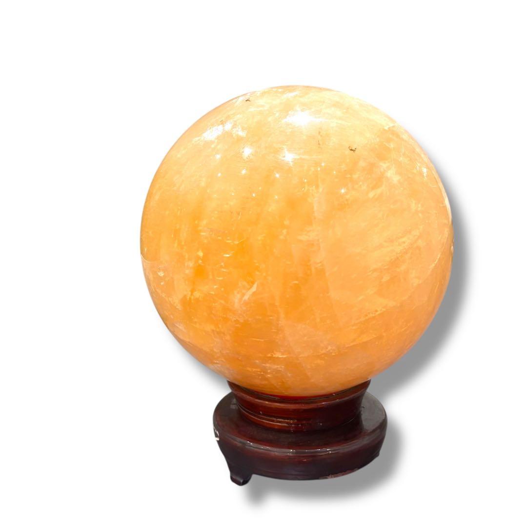 m*.様 大宝珠 天然石？？ 球体 重さ17〜18kg 詳細不明 インテリア オ