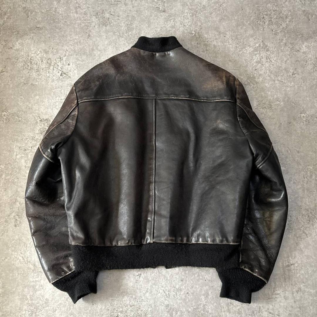 Schott MA-1 本革 127 レザージャケット フライトジャケット 40 - メルカリ