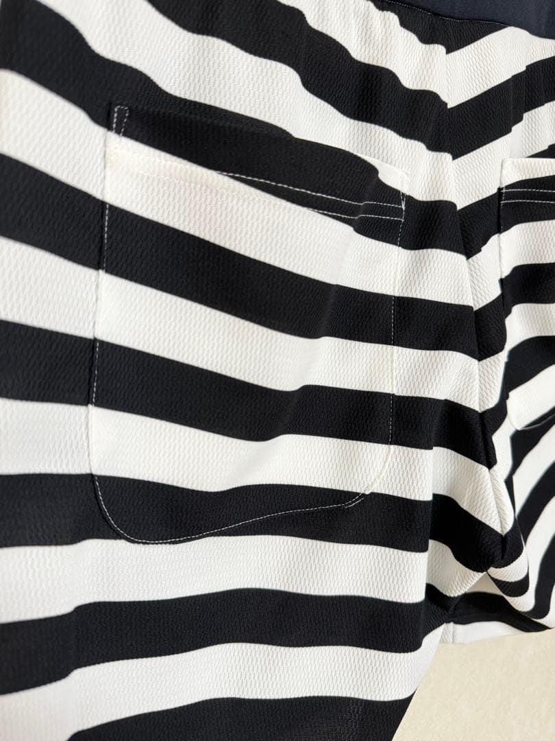 【新品未使用】パーリーゲイツ　ハーフパンツ　軽量 ボーダー　サイズ4（M）