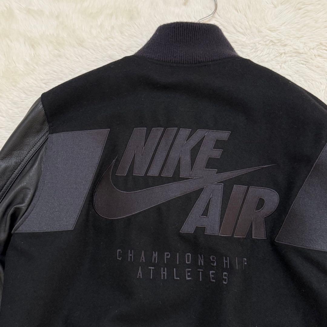 ナイキ エア デストロイヤー ジャケット ブラック M 袖レザー