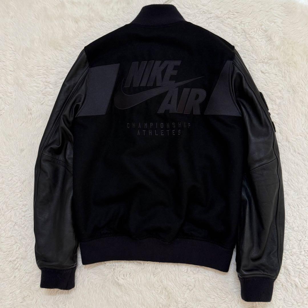 ナイキ エア デストロイヤー ジャケット ブラック M 袖レザー