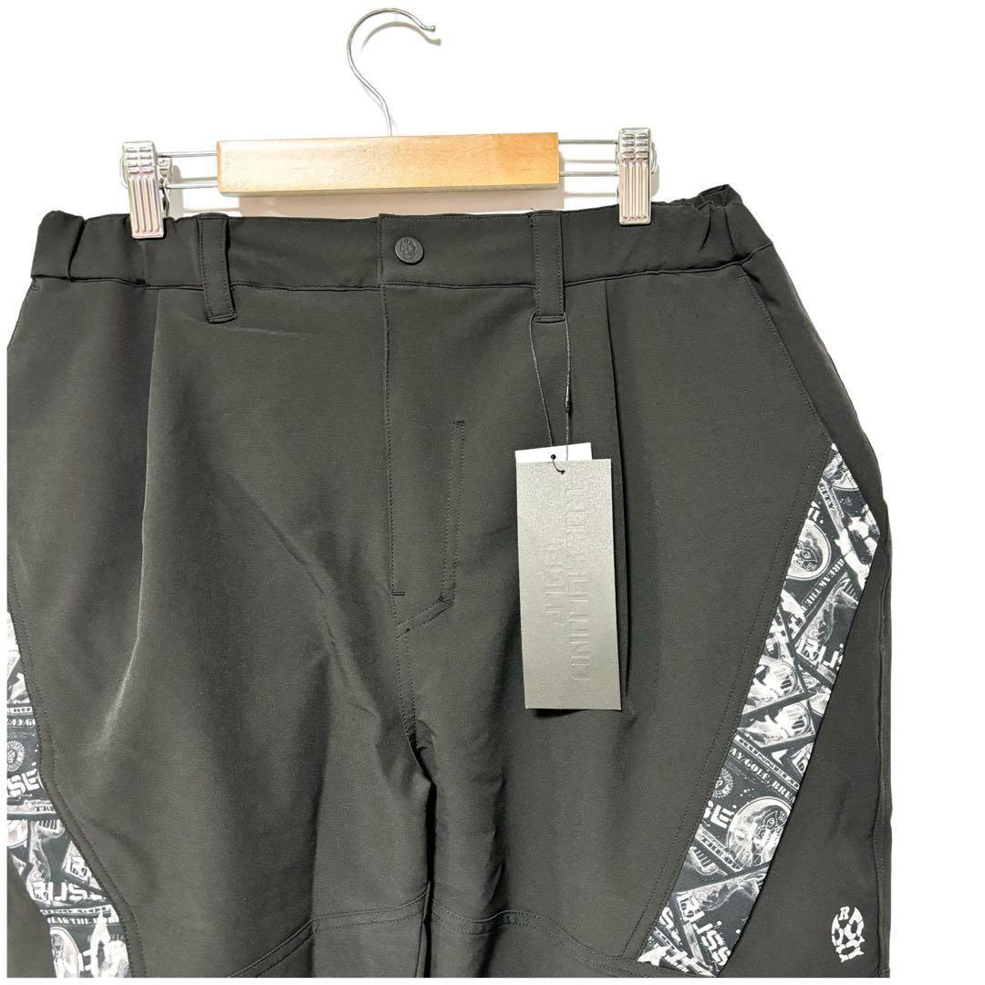 ラッセルノ ゴルフ ドラー ストレッチ ワイド ジョガーパンツ ブラック M 4