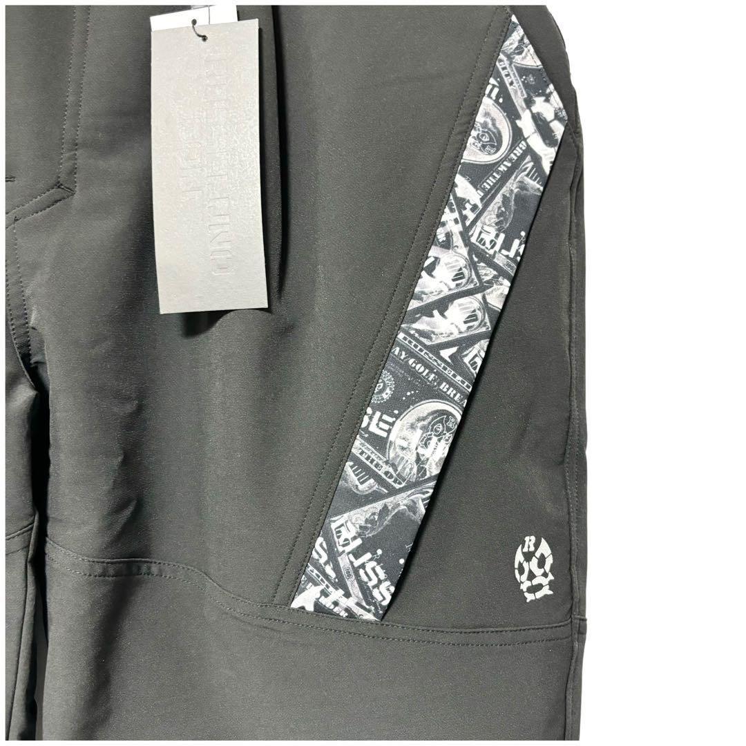 ラッセルノ ゴルフ ドラー ストレッチ ワイド ジョガーパンツ ブラック M 4