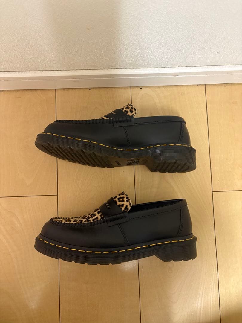 Dr. Martens ヒョウ柄 ローファー PENTON