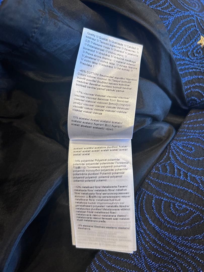 ESCADA エスカーダ シースルー切替 総刺しゅう ドレス ワンピース