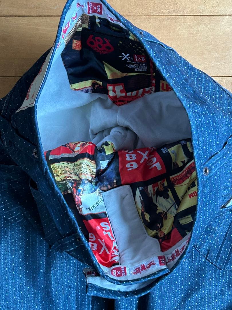 686×LEVI'S スノボウェア デニムパンツ レディース