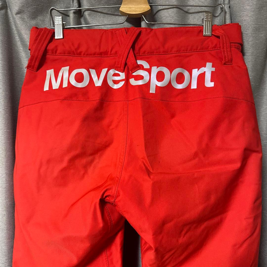 DESCENTE メンズ　M スキーウェア　上下セット　赤　スノボー