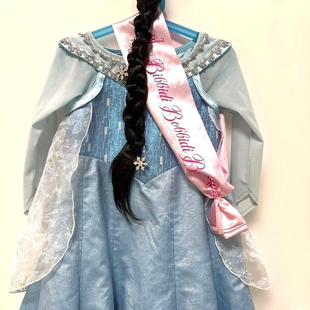 ビビディバビディブティック エルサ ドレス110 靴18㎝の通販