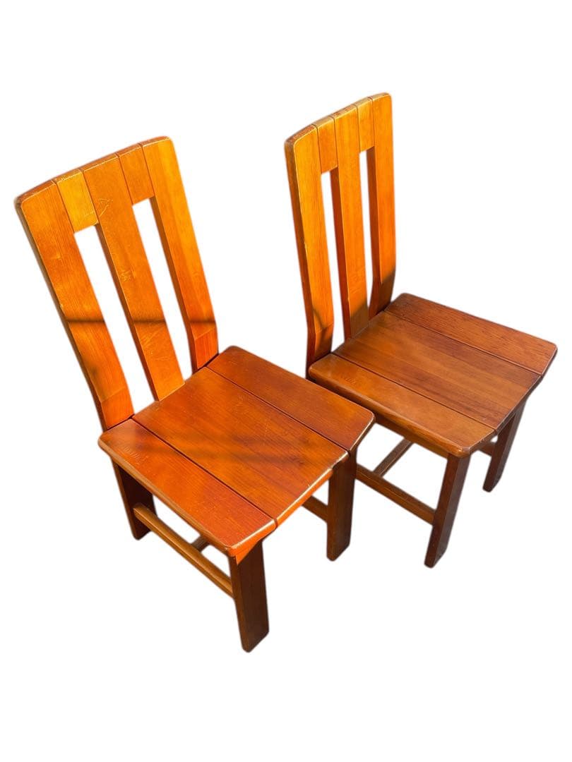 CANADIAN 木製ダイニングチェア 2脚セット