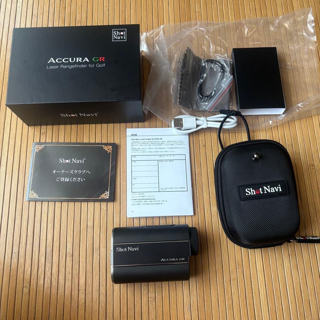 Shot Navi(ショットナビ) ゴルフ レーザー距離計 ACCURA-GR