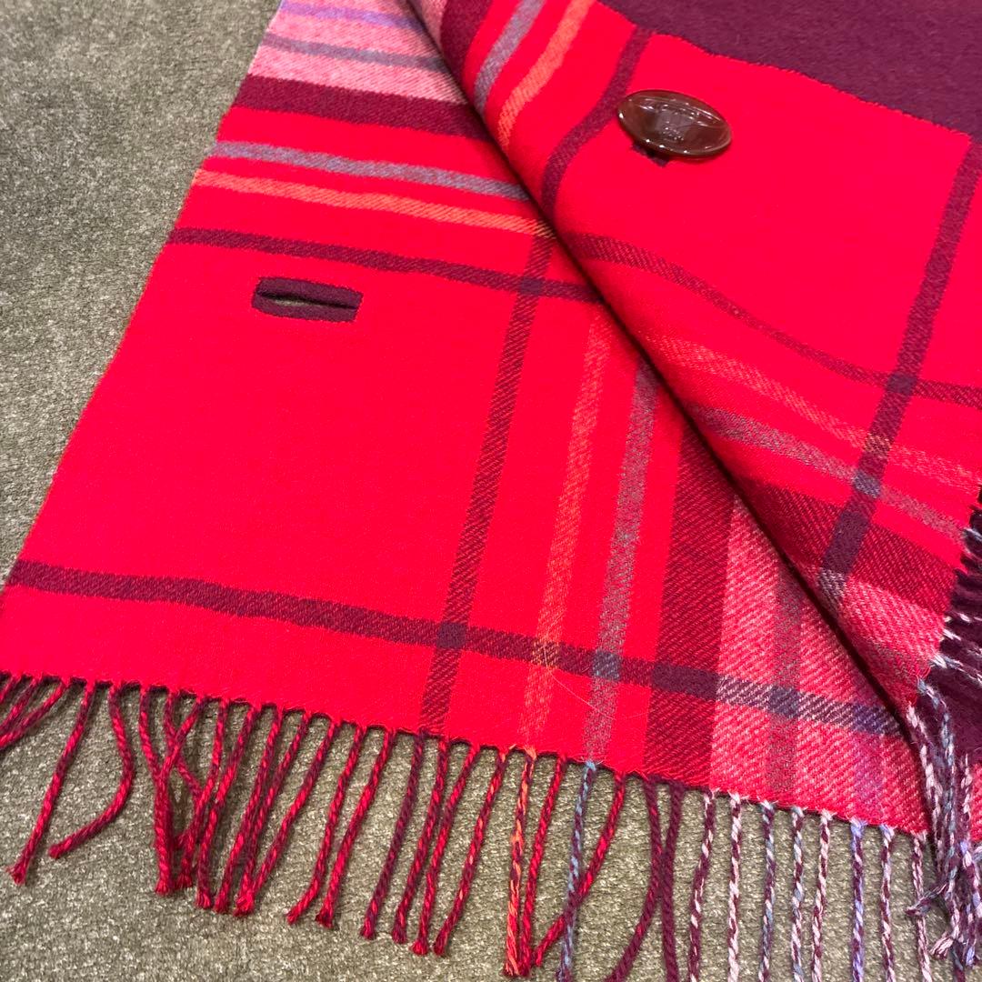 Vivienne Westwood リバーシブル ボタン付 ケープ ポンチョ