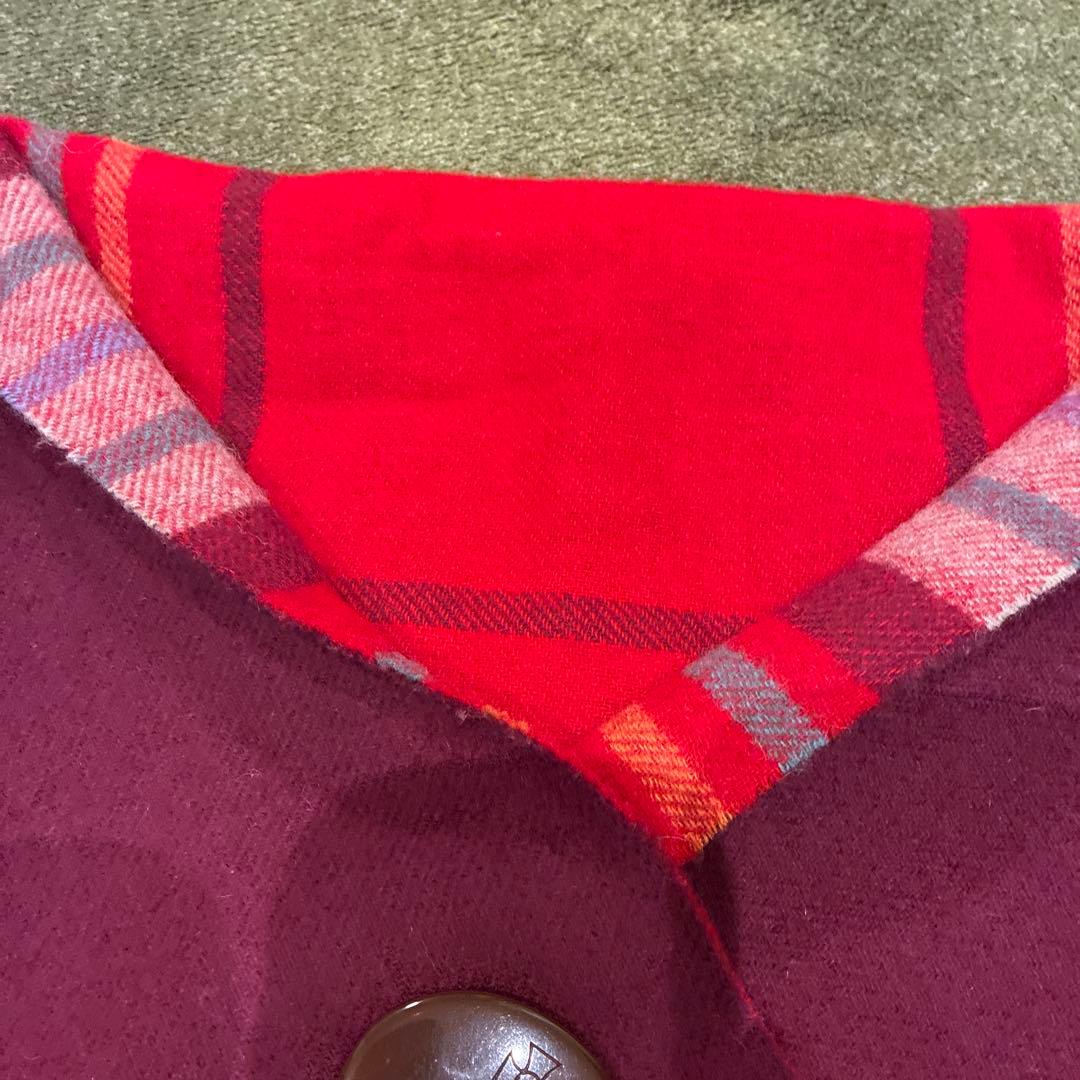 Vivienne Westwood リバーシブル ボタン付 ケープ ポンチョ